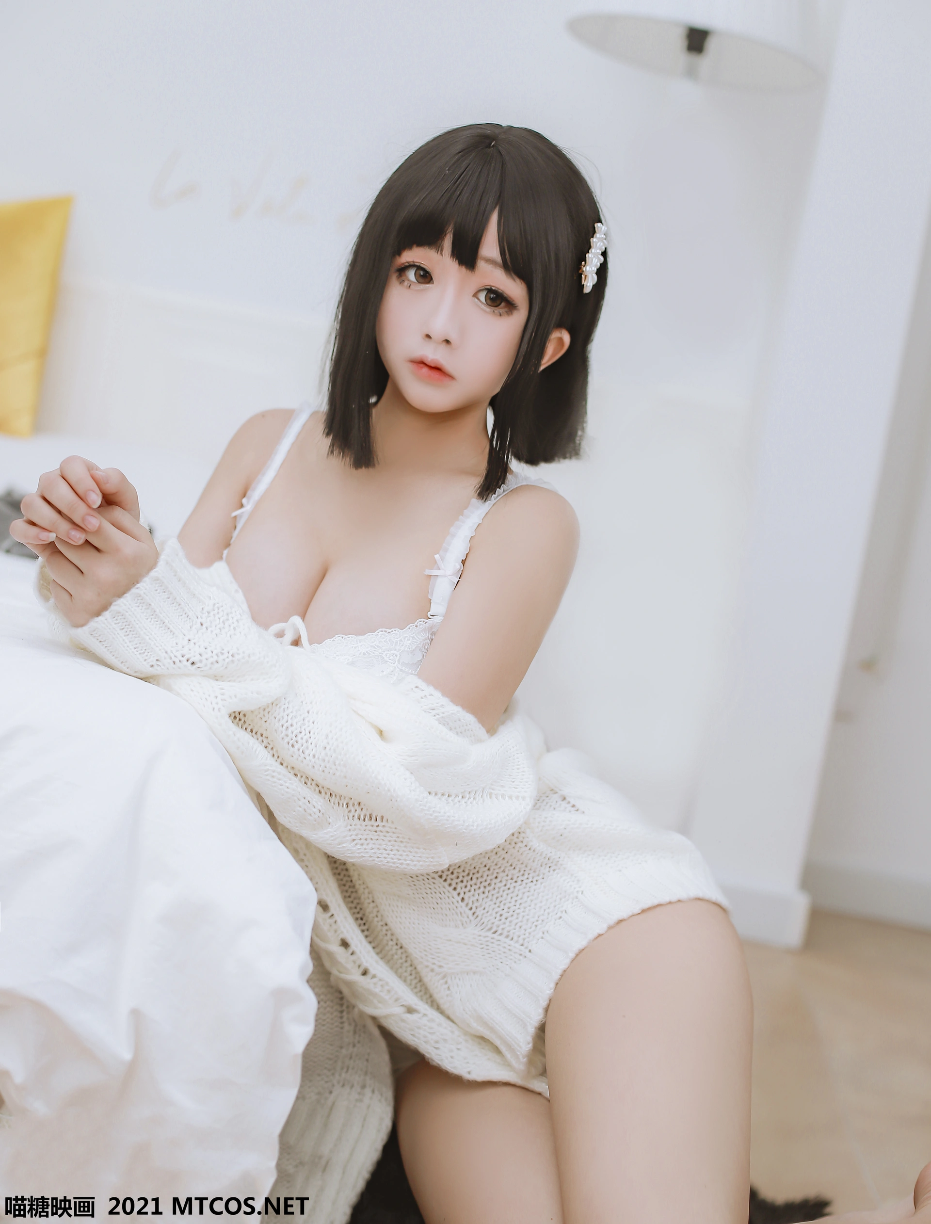喵糖映画 - VOL.457 妹妹的白色毛衣 1